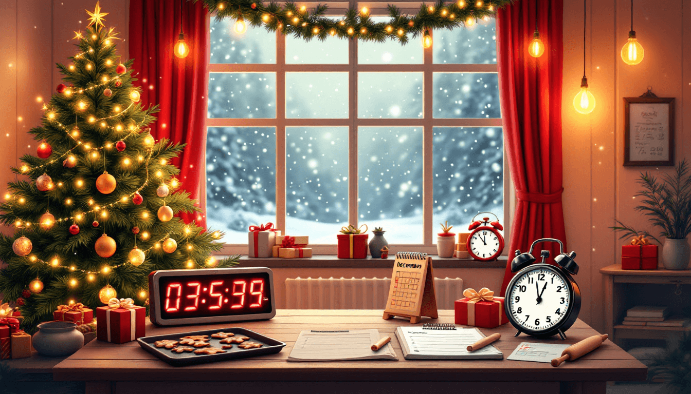 Weihnachtszeit Zeitmanagement mit Timer und Countdown